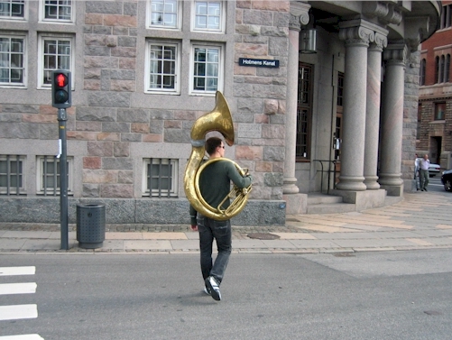 tuba man